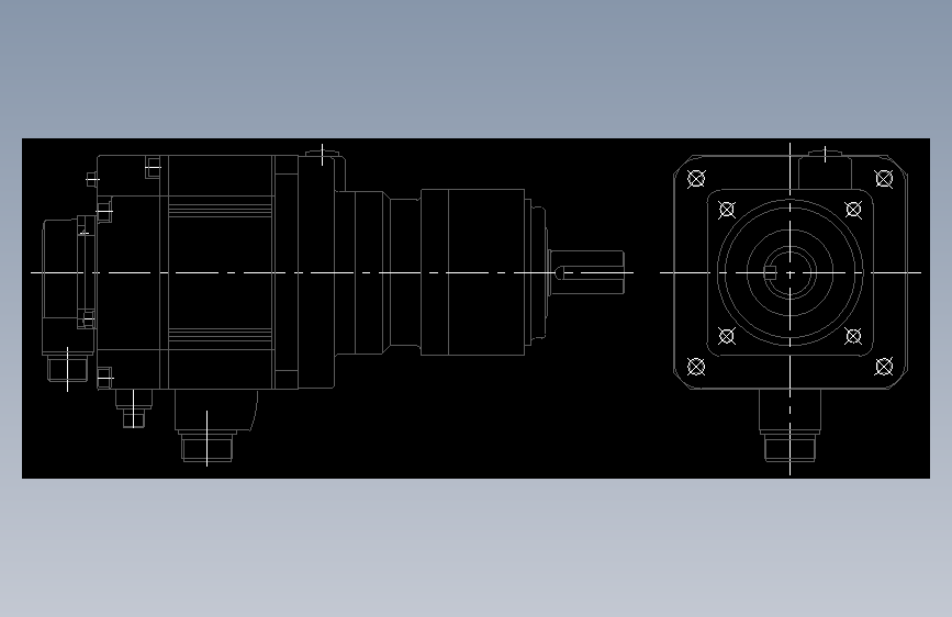 HC-SFS（输入转速2000rpm）带制动器