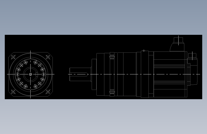 HC-SFS（输入转速2000rpm）延长轴转出力型（S）无制动器