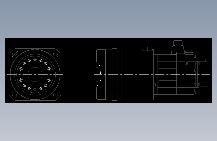 HF-SP（输入转速2000rpm）法兰型出力（F）带制动器