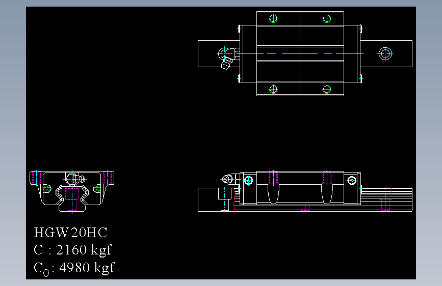 HG series - Heavy Load Ball Type Linear Guideway