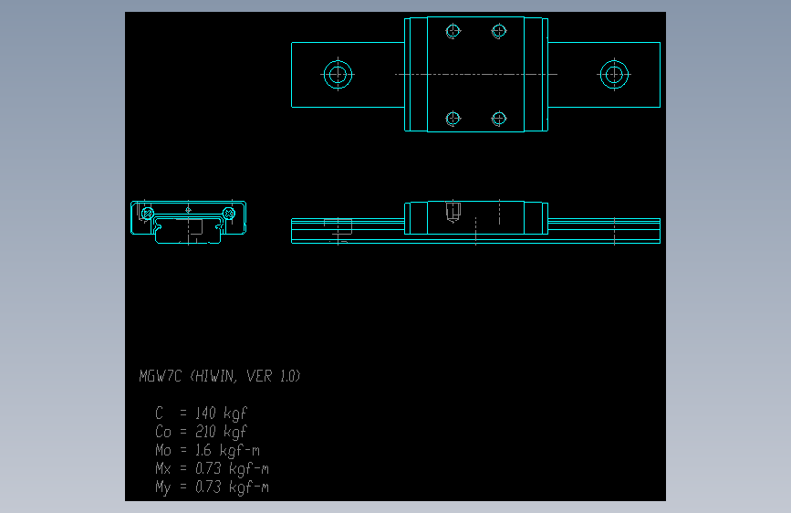MG series - Miniature Linear Guideway