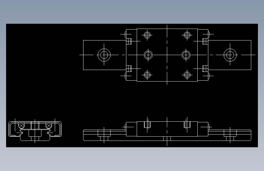 滚动导轨SEBS-WBY_AotuCAD dxf_模型图纸下载 – 懒石网