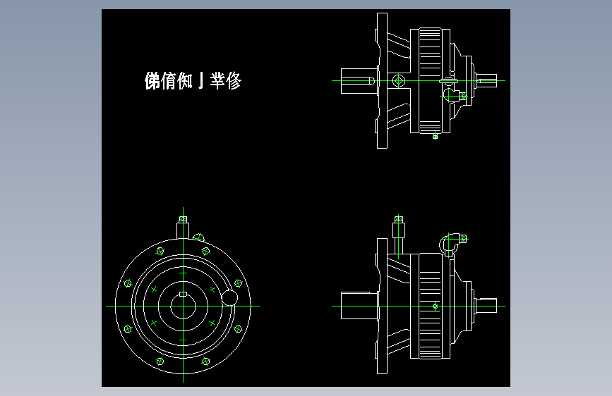 可乐利减速机　立式单体1段