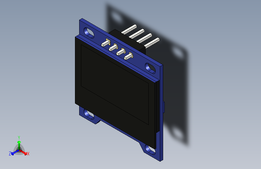 96英寸i2c iic串行oled模块128x64