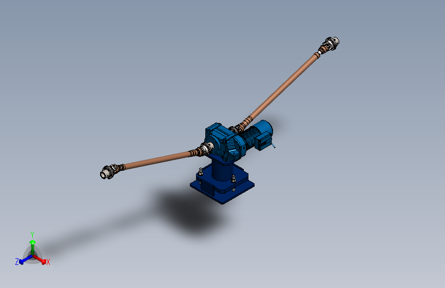 万向节变速器结构3D