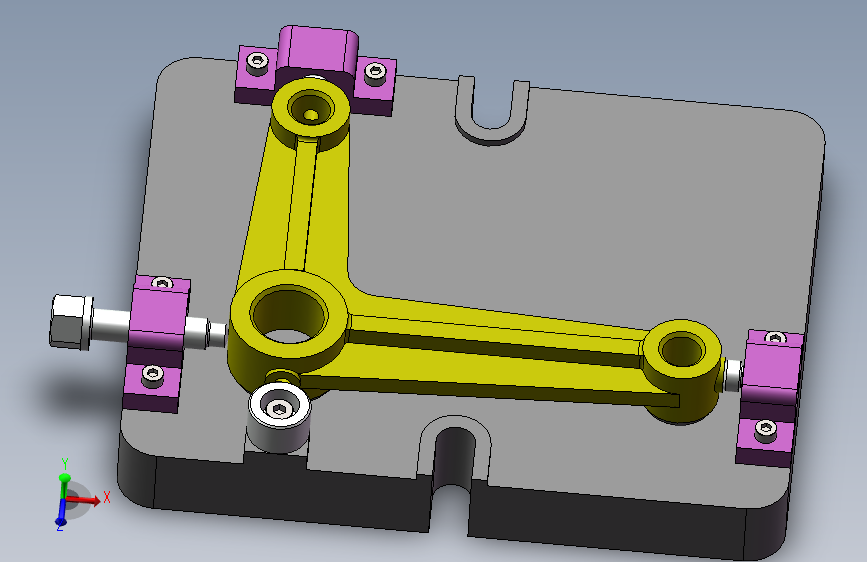 曲柄夹具（三维）