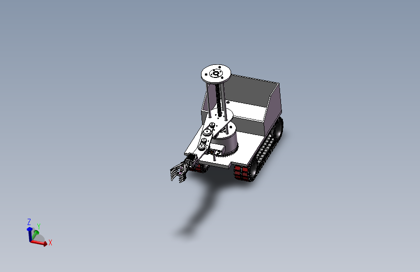 茄科类蔬菜采摘机器人SW+CAD