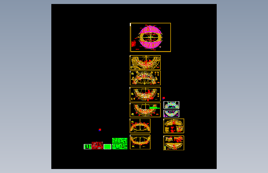 某大型体育馆电力平面