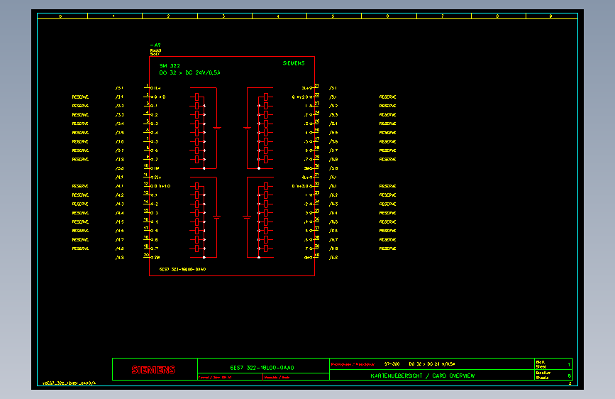 西门子S7-300 AUTO CAD