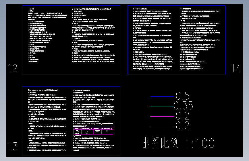 电气施工图设计说明范本