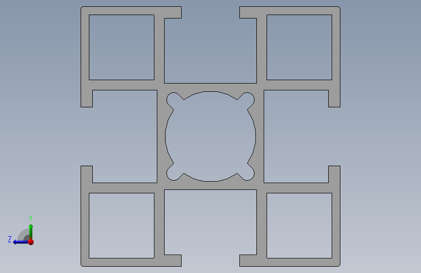 铝型材40X40AXR0.5