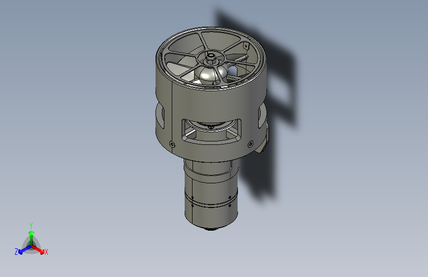 ROV+Thruster+108+6X水下推进器3D数模图纸+STEP格式