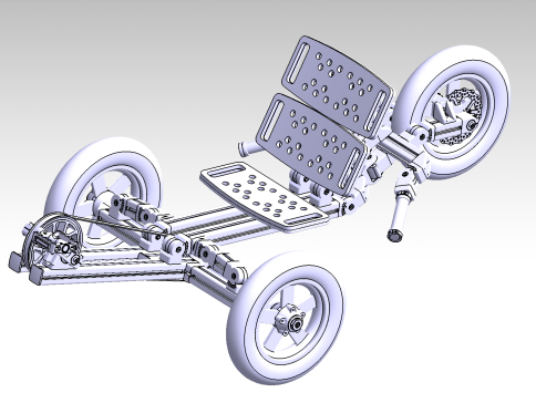 少儿摆动车3D数模图纸+STEP格式