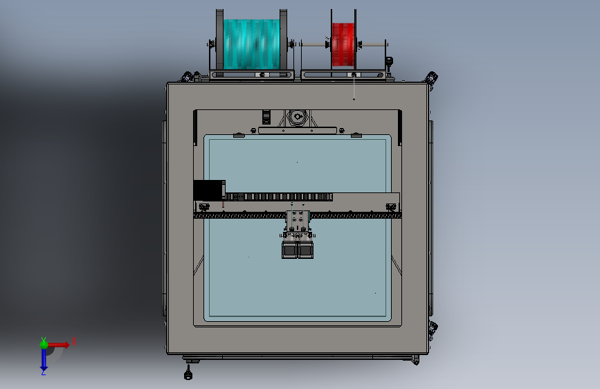 500x500x1000 3D打印机结构