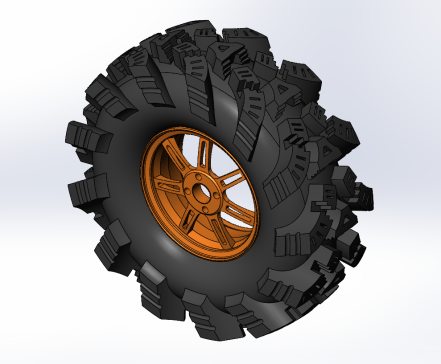 VAZ+r14车轮轮胎3D