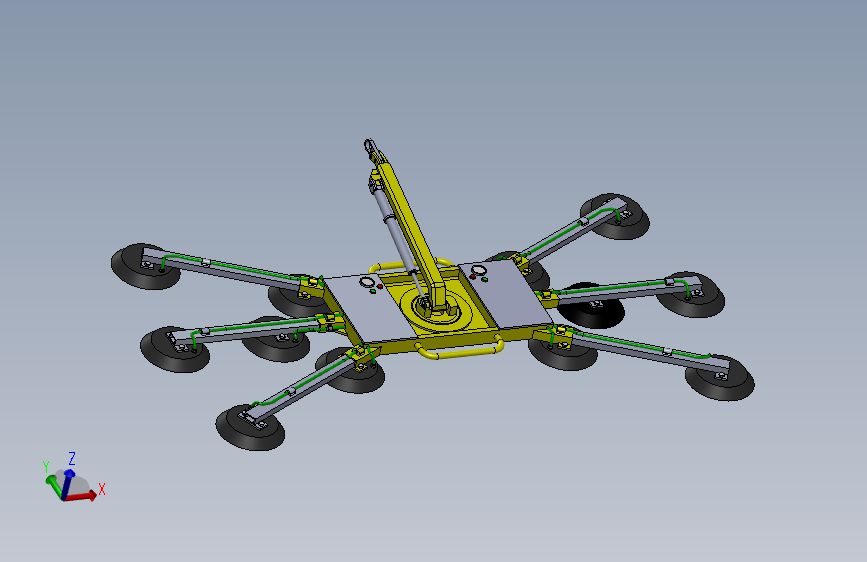 V1真空吸盘提升器3D