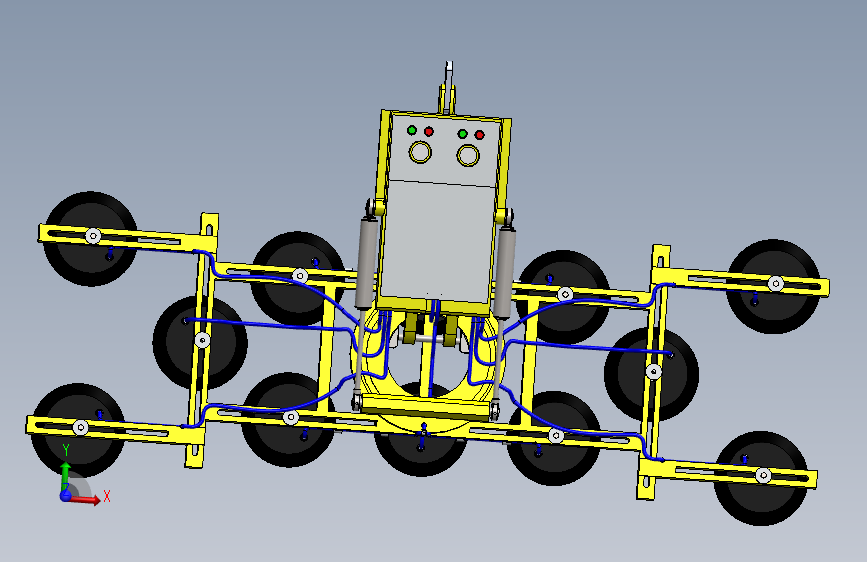 V2真空吸盘提升器3D数模图纸