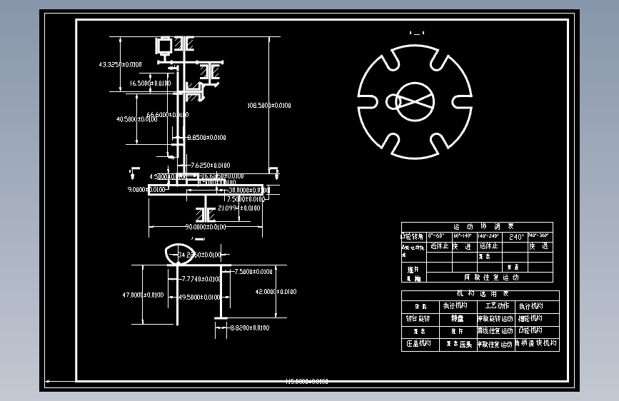 旋转型灌装机设计+CAD+说明书+PPT
