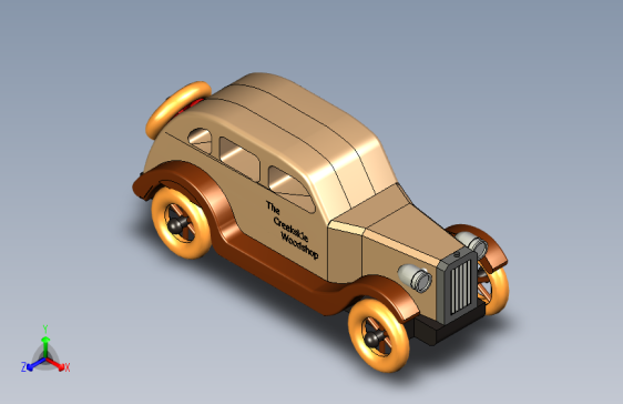 木质玩具车2