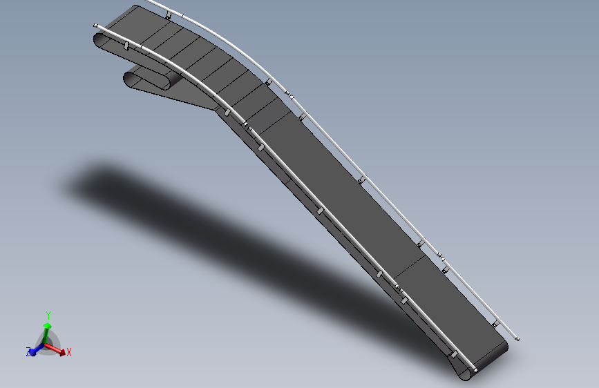 爬坡皮带机结构1105014