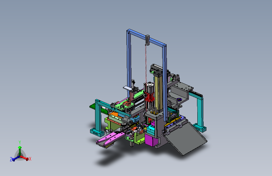 ROLLER CHAIN CUTTING AND RIVETTING MACHINE