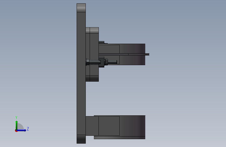 轴承座三维完善_SOLIDWORKS_模型图纸下载 – 懒石网