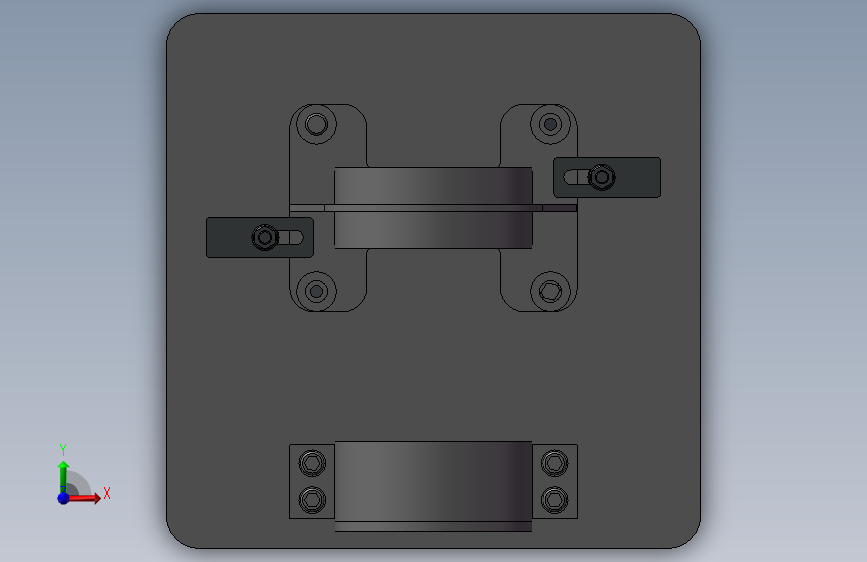 轴承座三维完善_SOLIDWORKS_模型图纸下载 – 懒石网