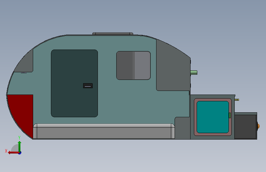 露营车_SOLIDWORKS 2020_模型图纸下载 – 懒石网