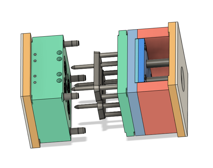 塑料销钉注塑模具工具