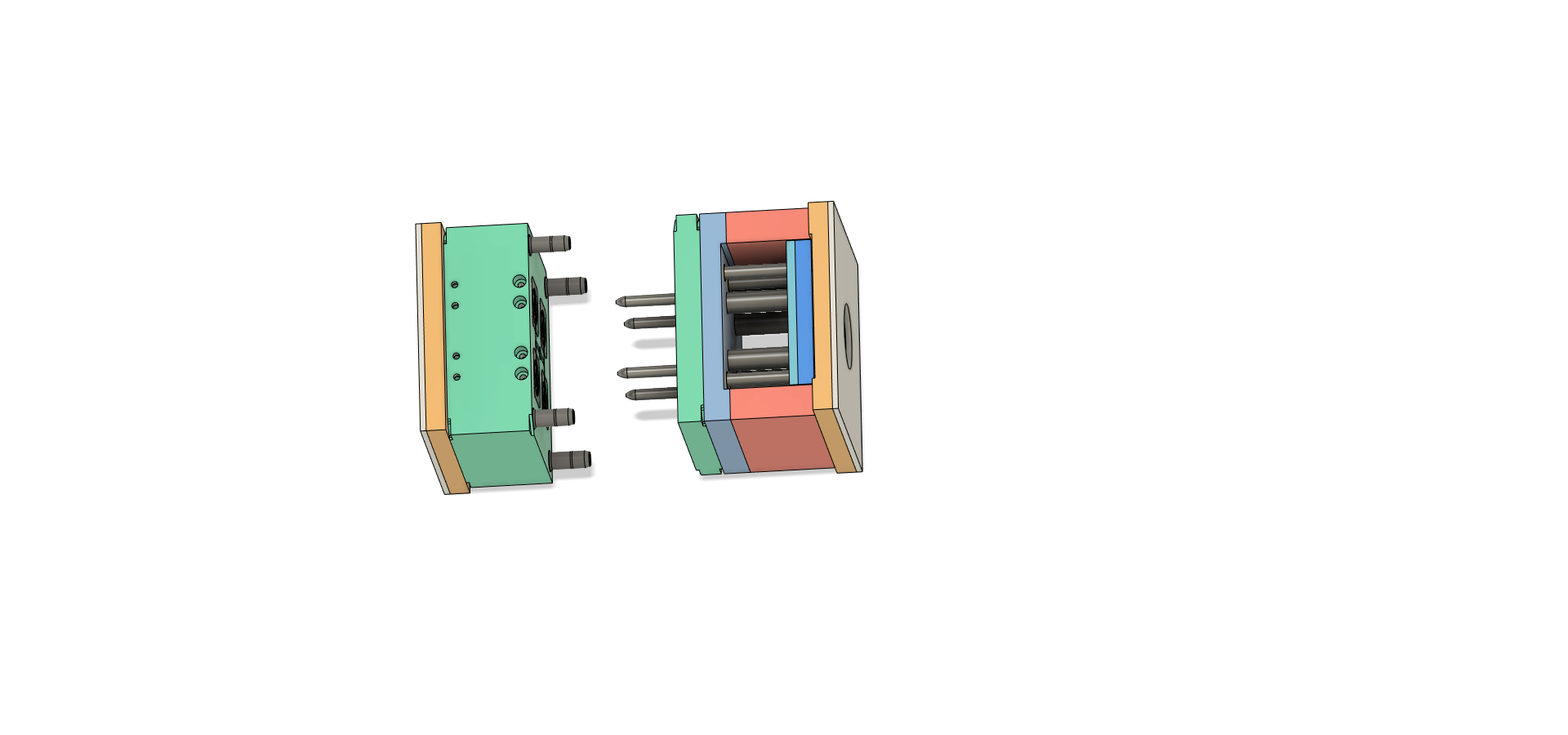 塑料销钉注塑模具工具