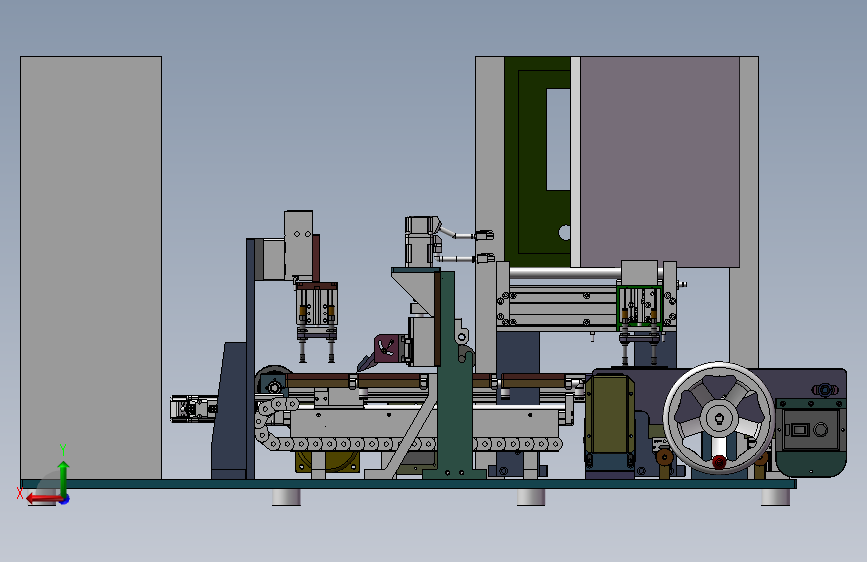 刮胶清洗机 背面视图