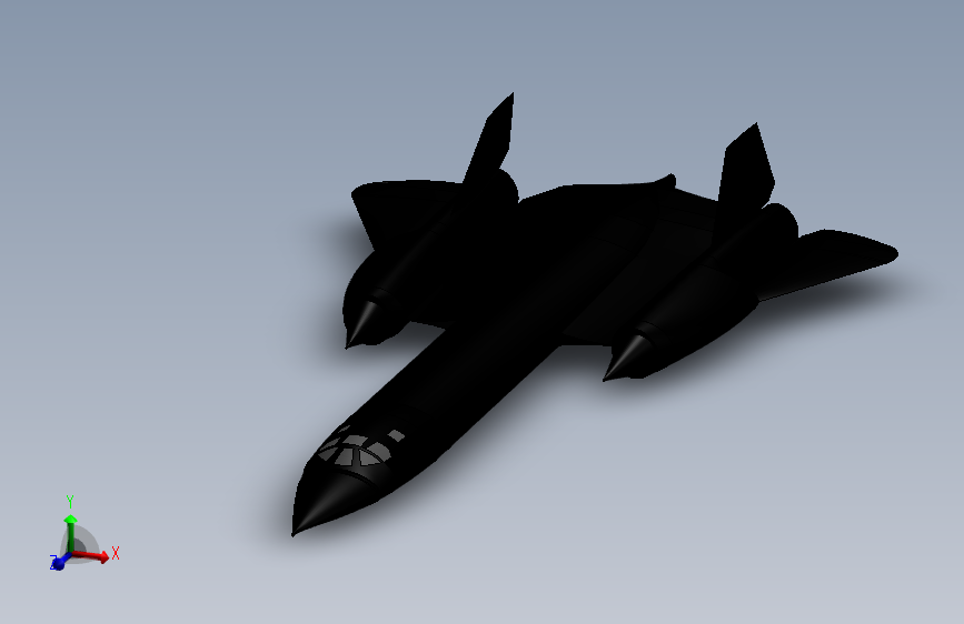 Sr-71黑鸟侦察机
