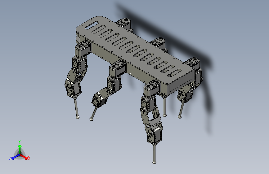 HexaPod+Roboti六条腿伺服机器