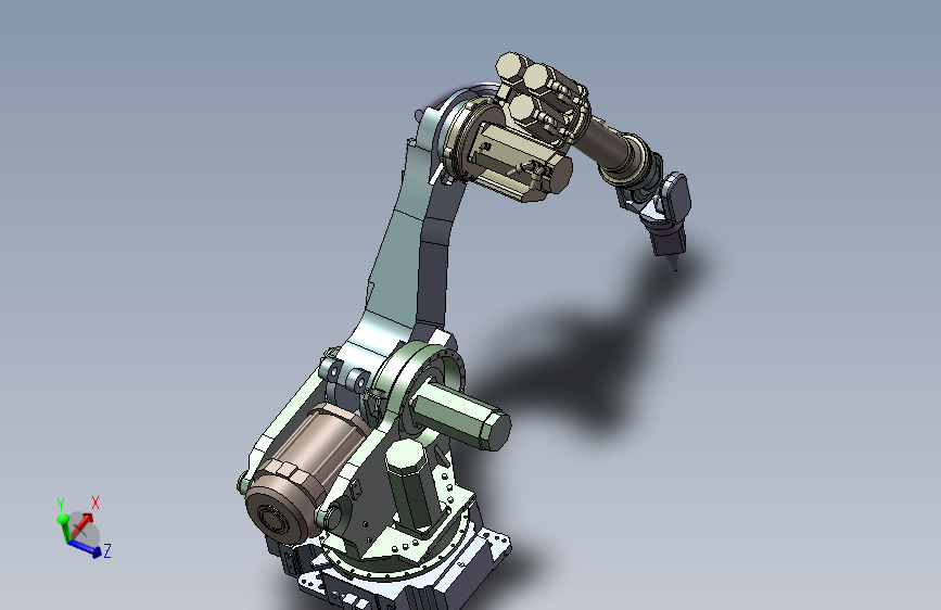 FANUC-430 Robot_SOLIDWORKS 2018_模型图纸下载 – 懒石网
