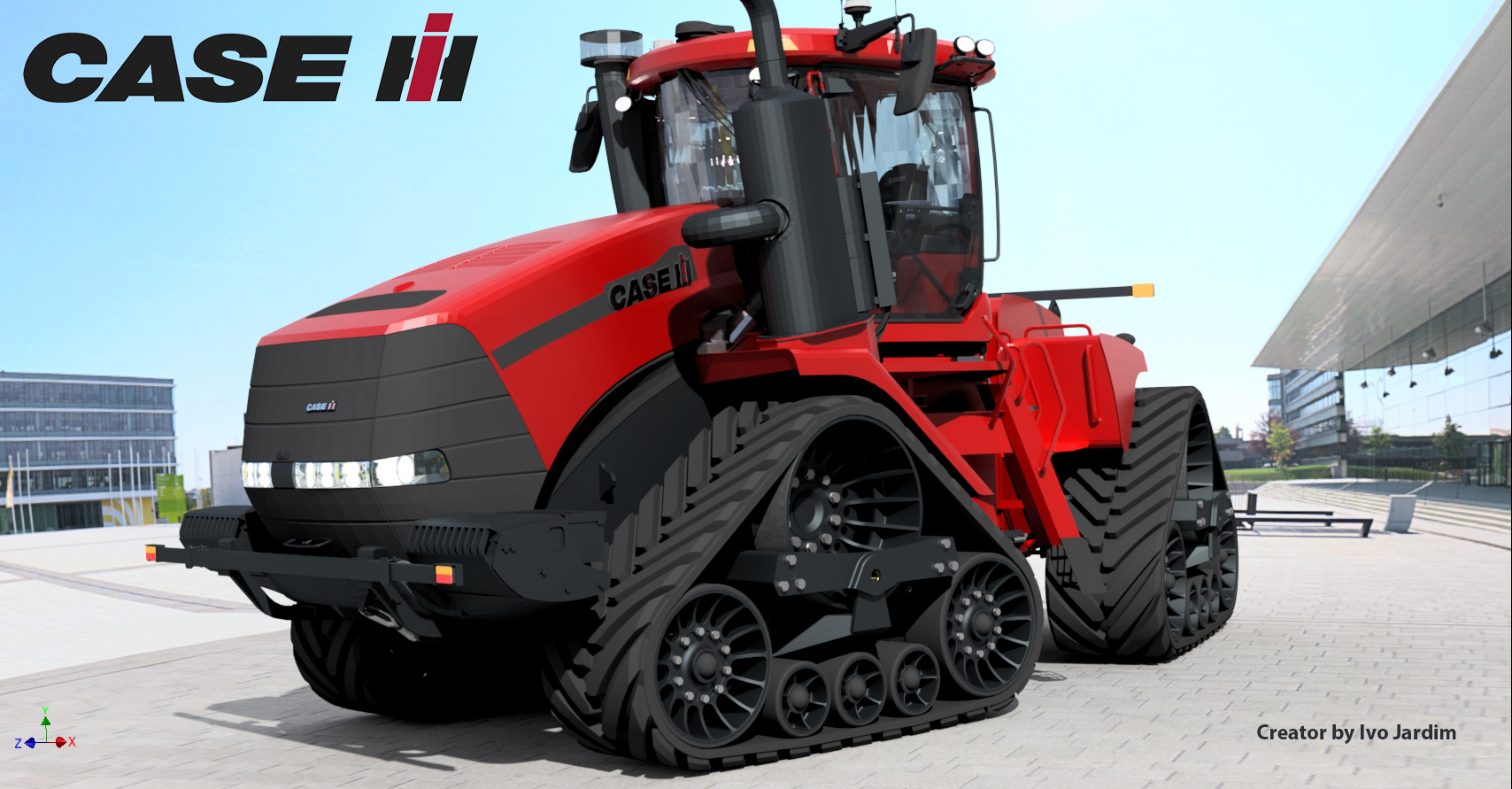 Quadtrac+620大马力拖拉机三角履带轮