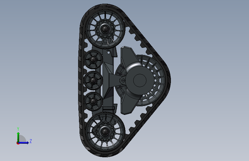 Quadtrac+620大马力拖拉机三角履带轮
