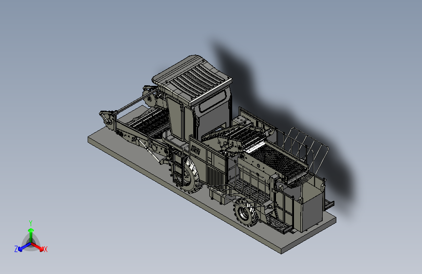 马铃薯捡拾机,166自走式收获机