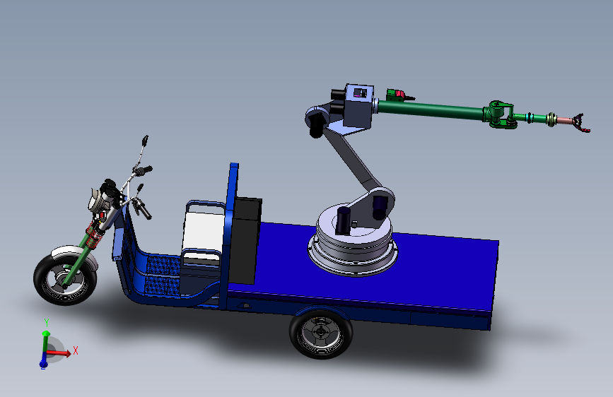 可移动果蔬采摘机器人设计【含三维solidworks】