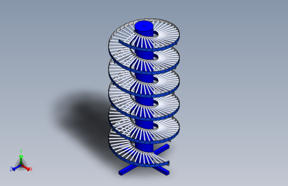 Gravity+spiral+conveyor重力螺旋输送机