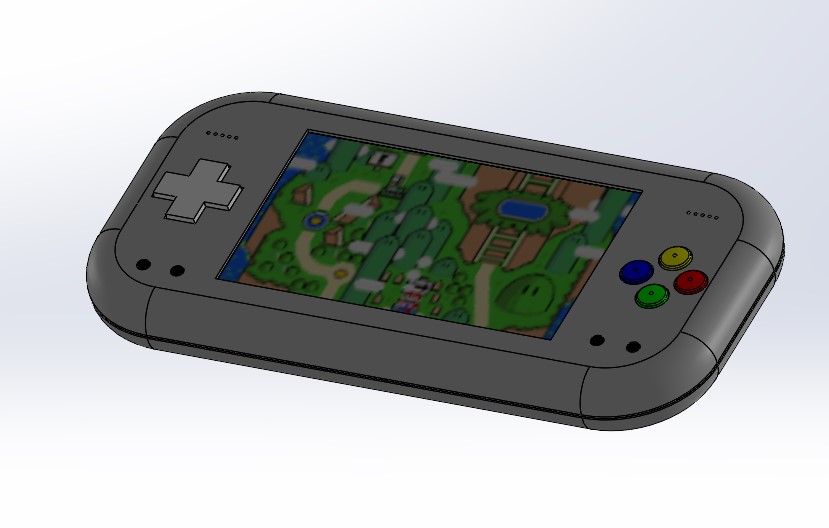 Portable gaming console便携式游戏机