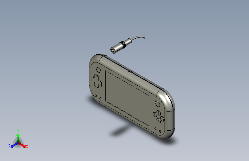 Portable gaming console便携式游戏机 主视图