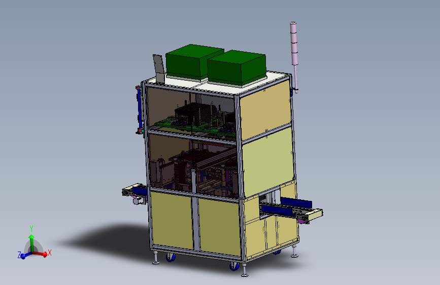 全自动FPC loader 3D数模图纸