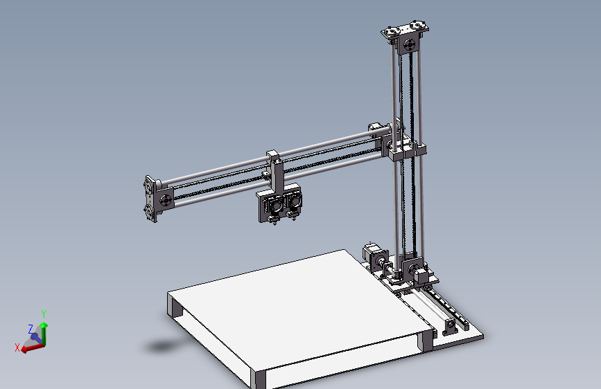 3D打印机的设计【三维solidworks】