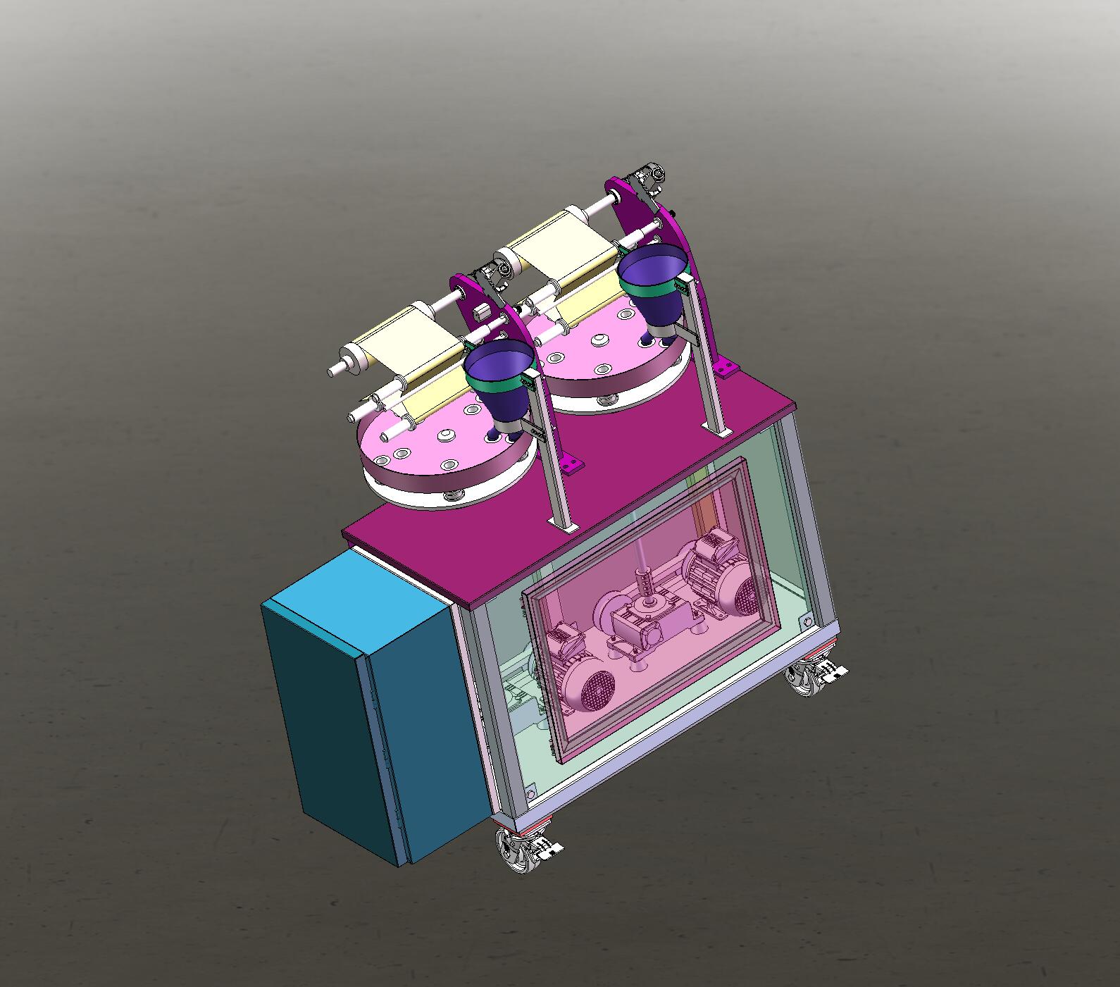 全自动药品包装机三维solidworks模型