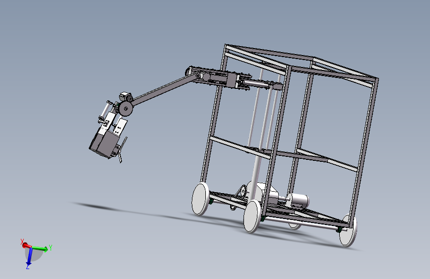 移动除冰机三维solidworks模型