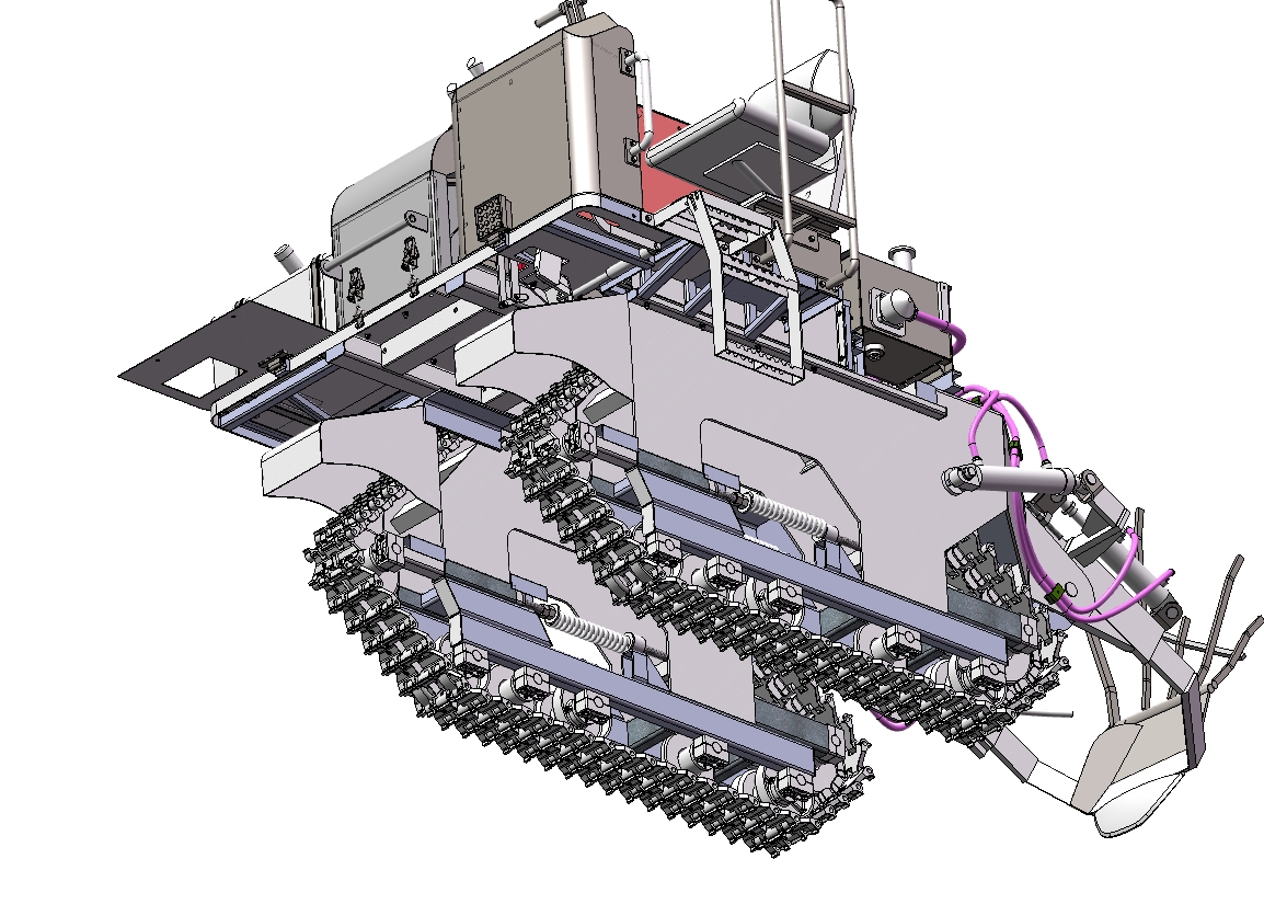 D0066-自走式大葱收获机三维SW2020带参