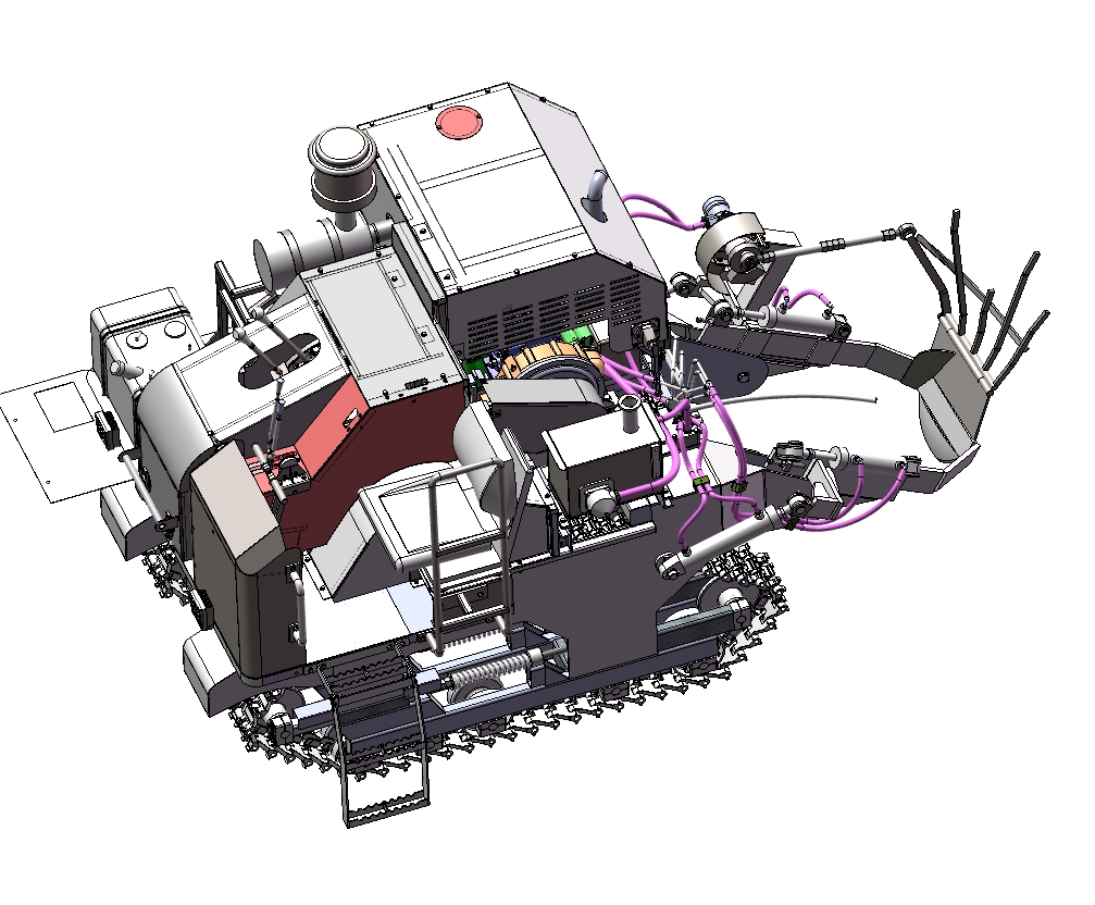 D0066-自走式大葱收获机三维SW2020带参