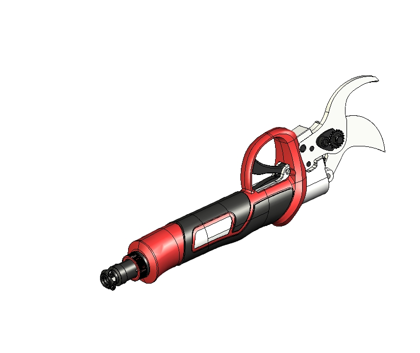 D0077-锂电无刷电剪刀三维UG4.0无参