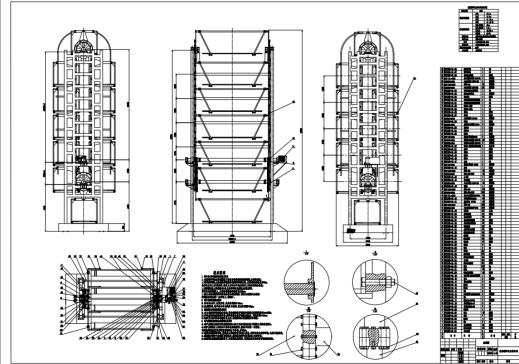 D0160-垂直式立体车库CAD图纸==1070162=520