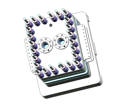 D0185-PEM水电解工艺三维Step+CAD